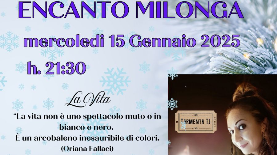 Evento Encanto Milonga – Tormenta Tj