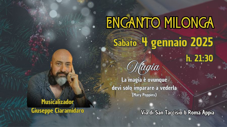 Evento Encanto Milonga – Giuseppe Ciaramidaro